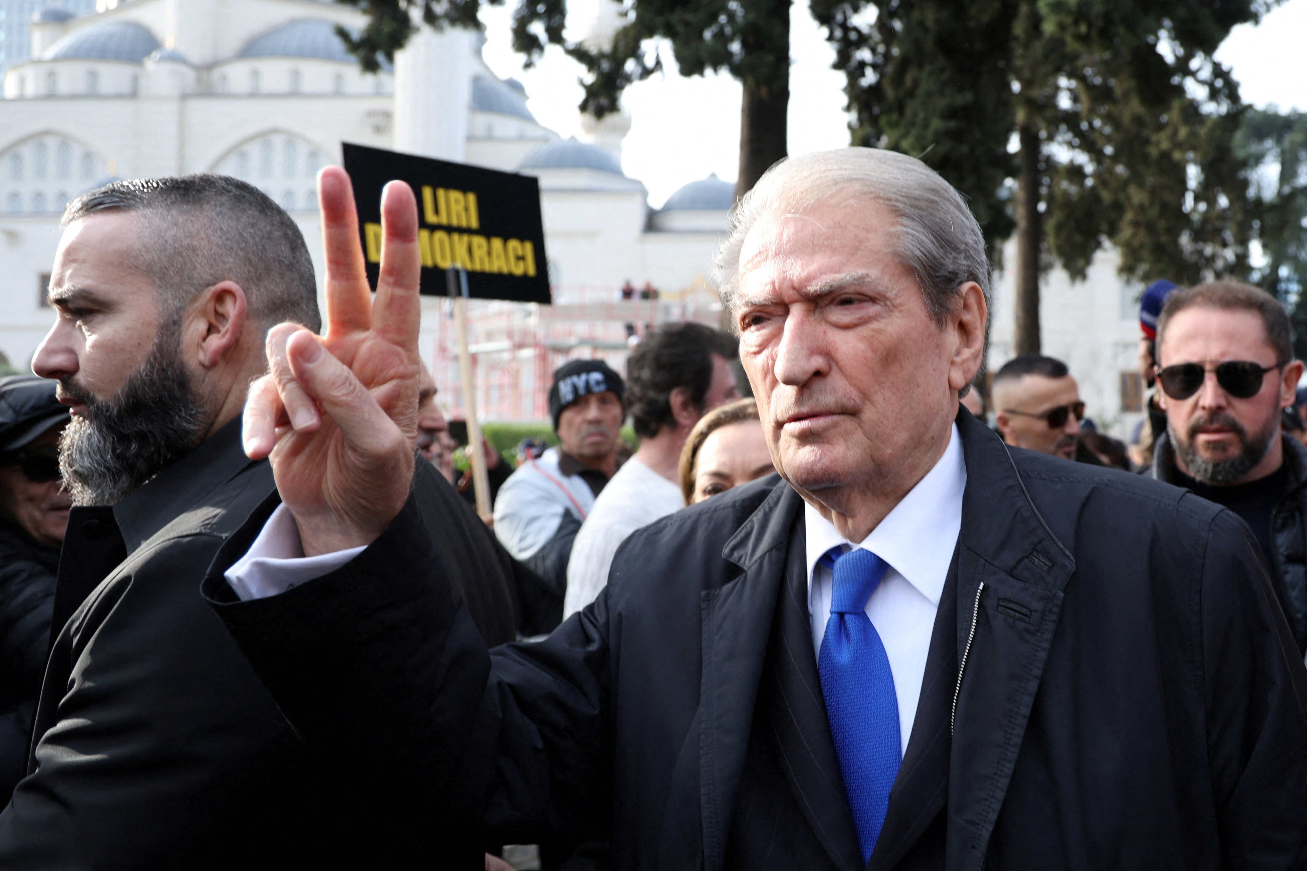 FILE PHOTO: Albanian parliament votes to lift opposition leader Berisha's immunity, in Tirana