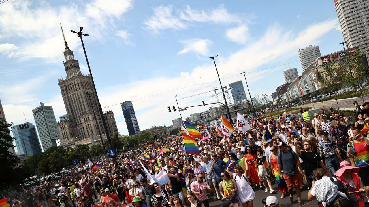 Warsaw Equality Parade 2022 and KyivPride, in Warsaw