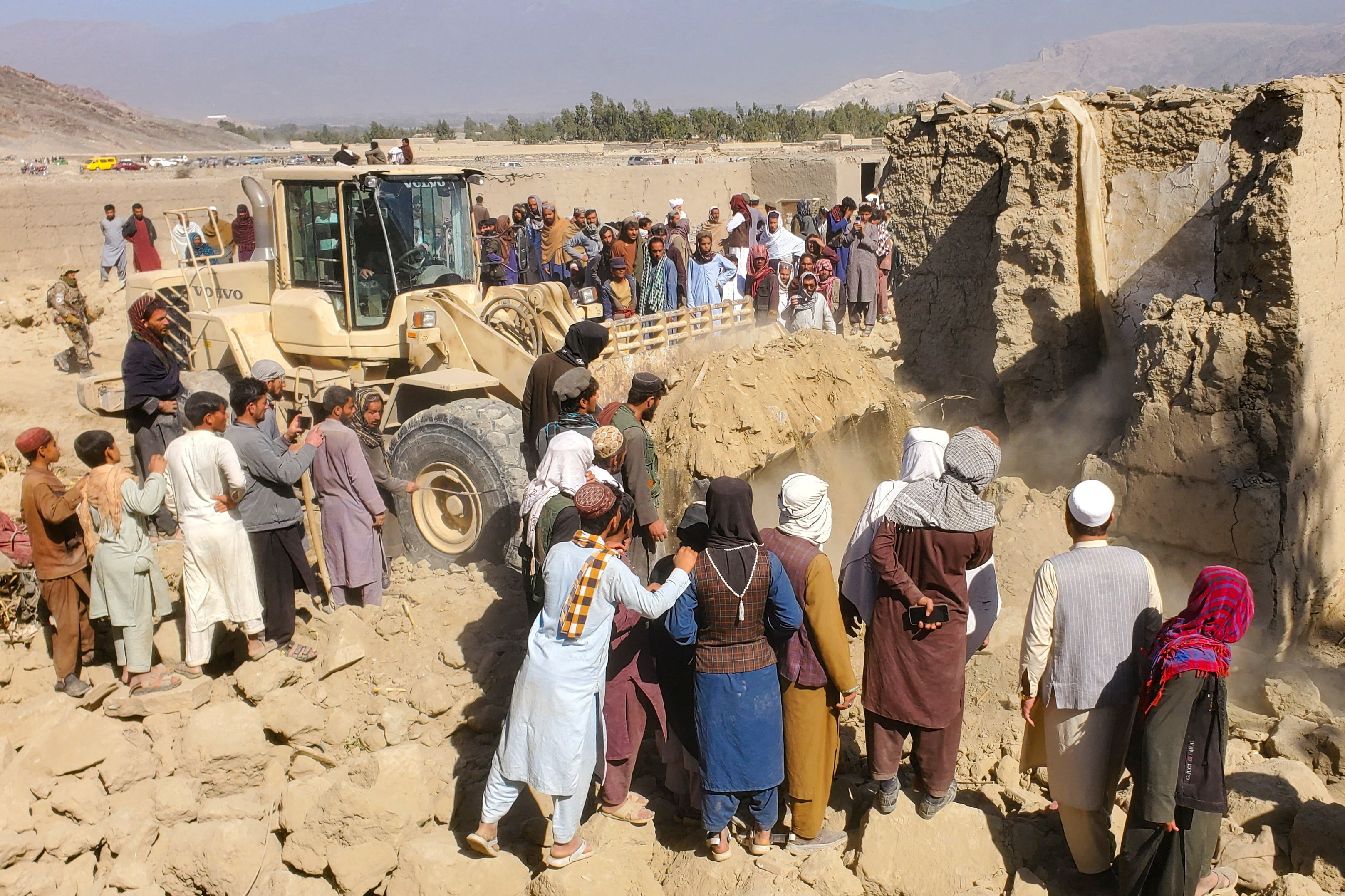 Aftermath of the Pakistani airstrikes in Bihsud district, Nangarhar province