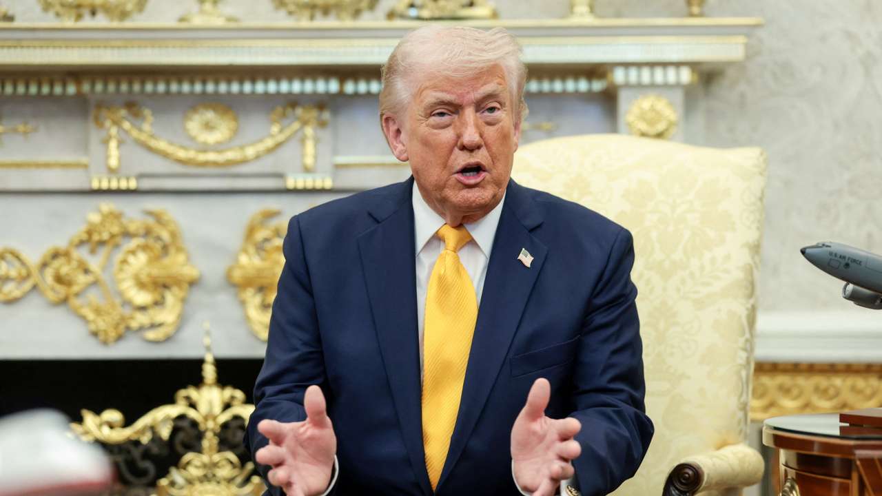 U.S. President Trump meets with Japanese PM Takaichi at the White House