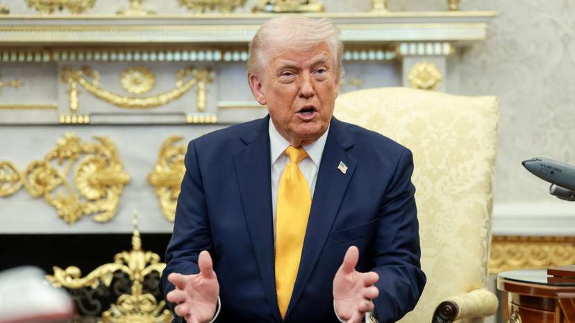 U.S. President Trump meets with Japanese PM Takaichi at the White House