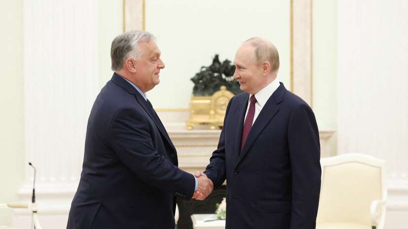 Hungary's Prime Minister Orban visits Russia
