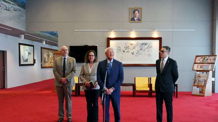 U.S. Senator Roger Wicker arrives in Taiwan