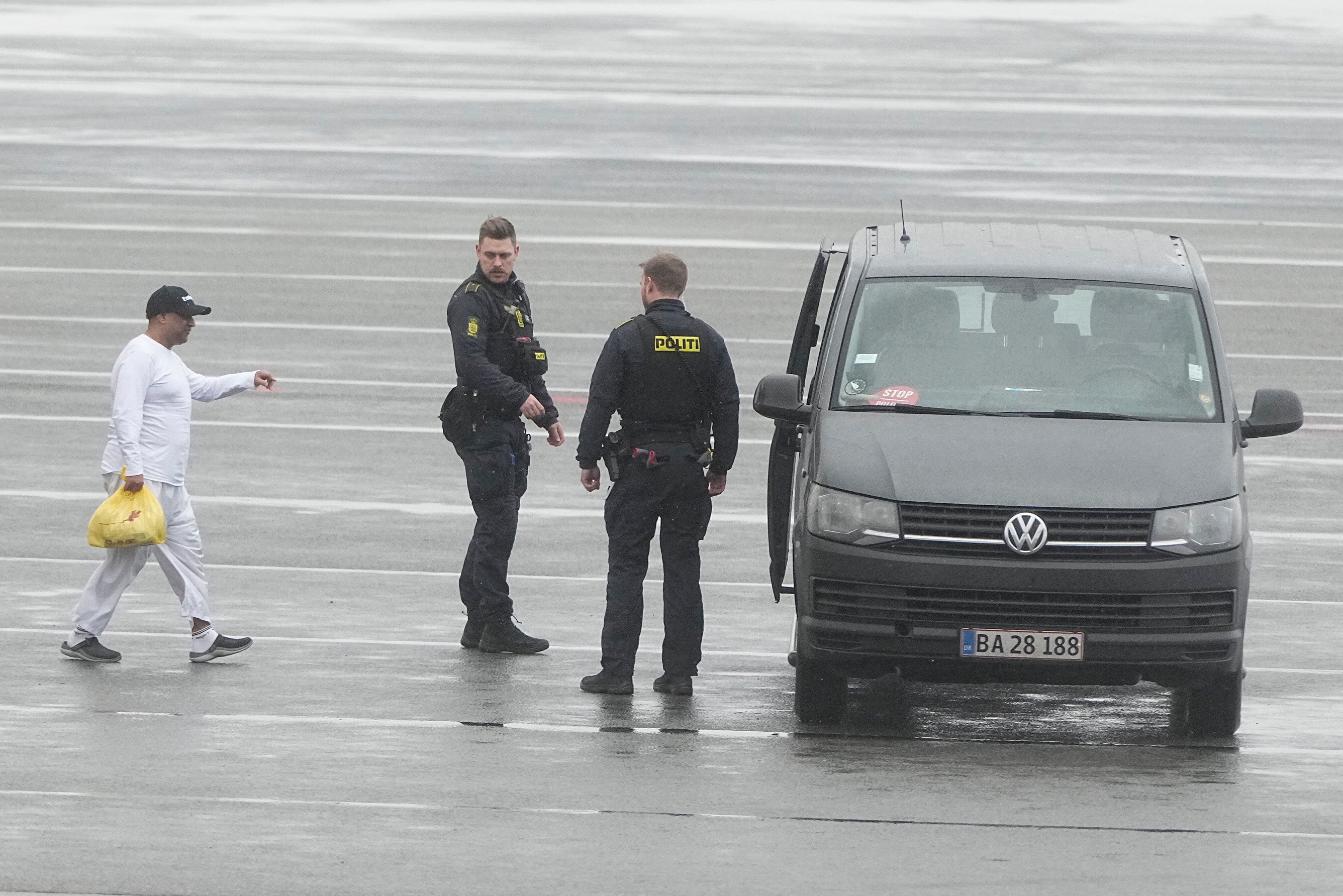Sanjay Shah arrives at Copenhagen Airport