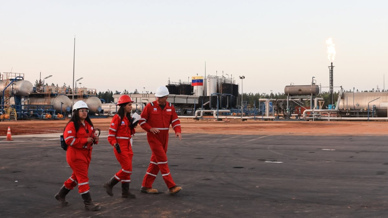 Instalações da Petroindependencia, no Orinoco.