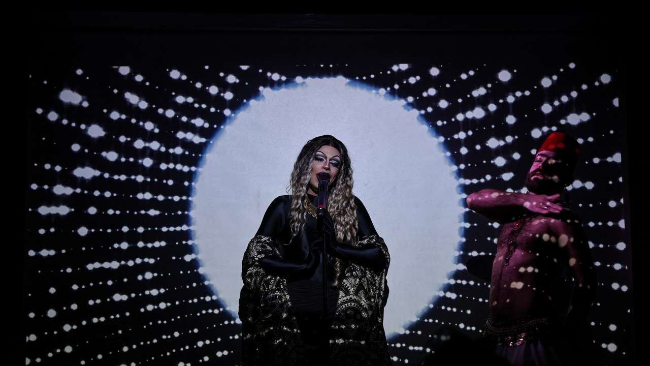 Berlin drag show 'Together' seeks to address Middle East grief, in Berlin