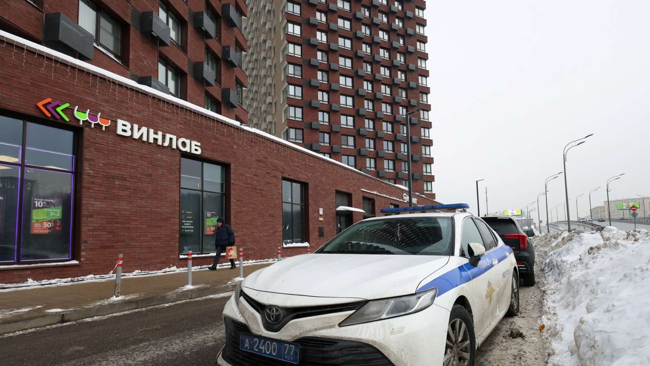FILE PHOTO: The site of the assassination attempt on Russian Lieutenant General Vladimir Alexeyev in Moscow