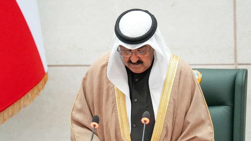 Kuwait's new emir Sheikh Meshal al-Ahmad al-Sabah is sworn in, in Kuwait City