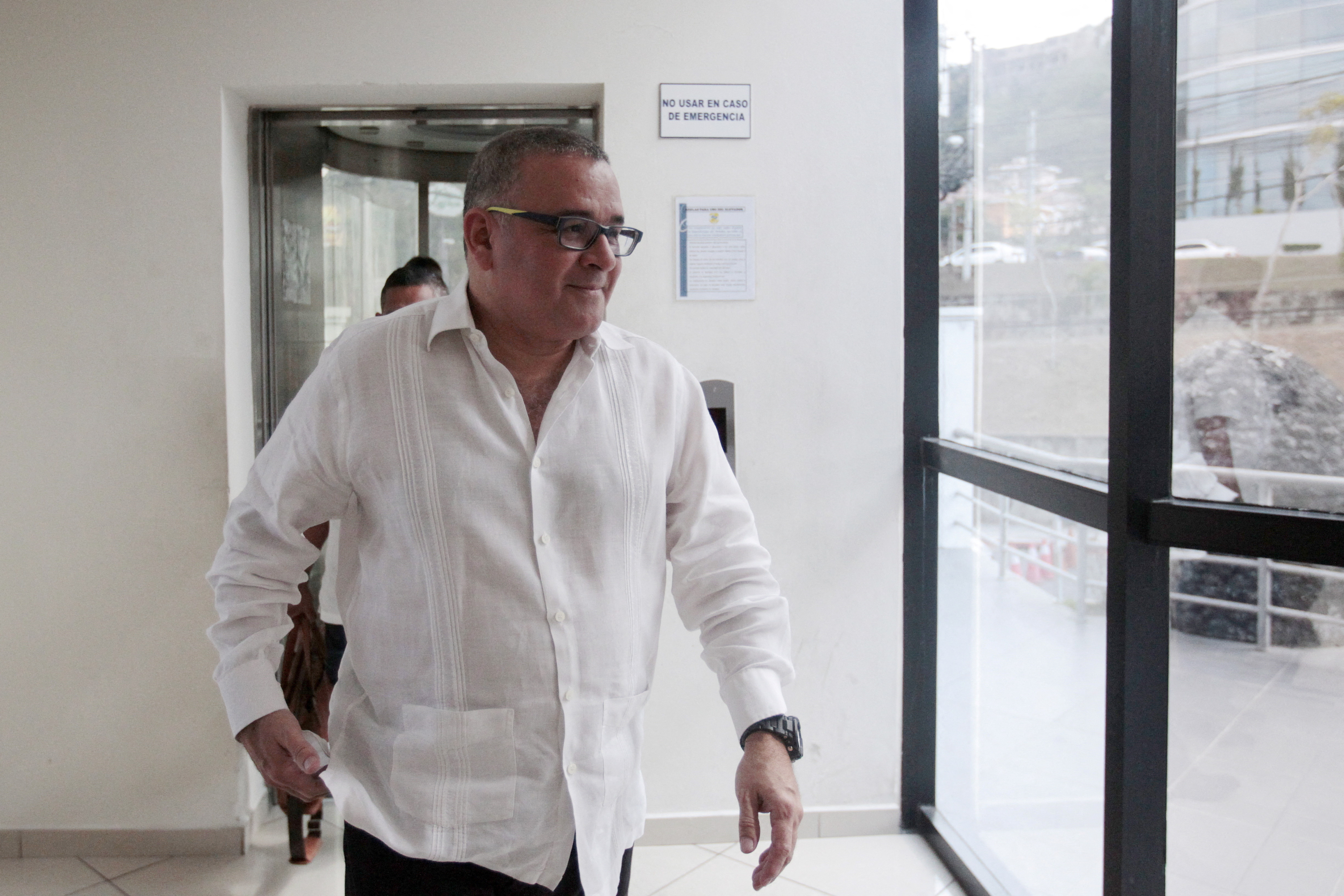FILE PHOTO: Former president of El Salvador, Mauricio Funes arrives at the attorney general office in San Salvador