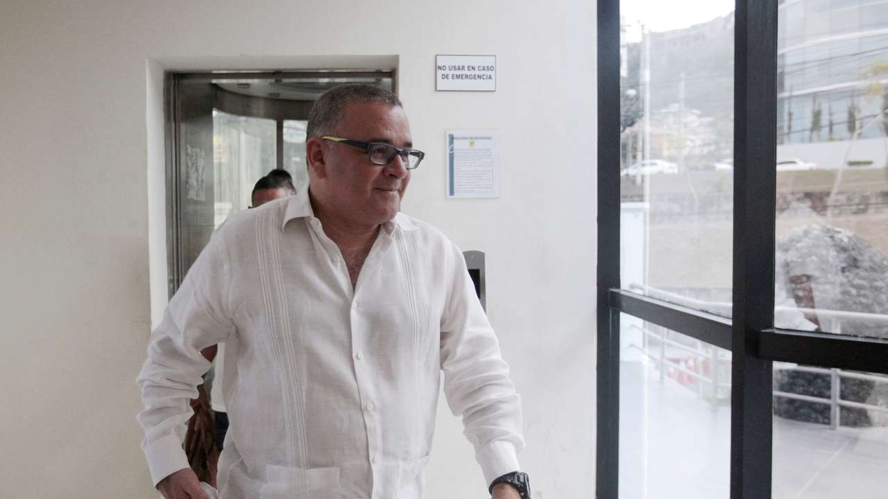 FILE PHOTO: Former president of El Salvador, Mauricio Funes arrives at the attorney general office in San Salvador