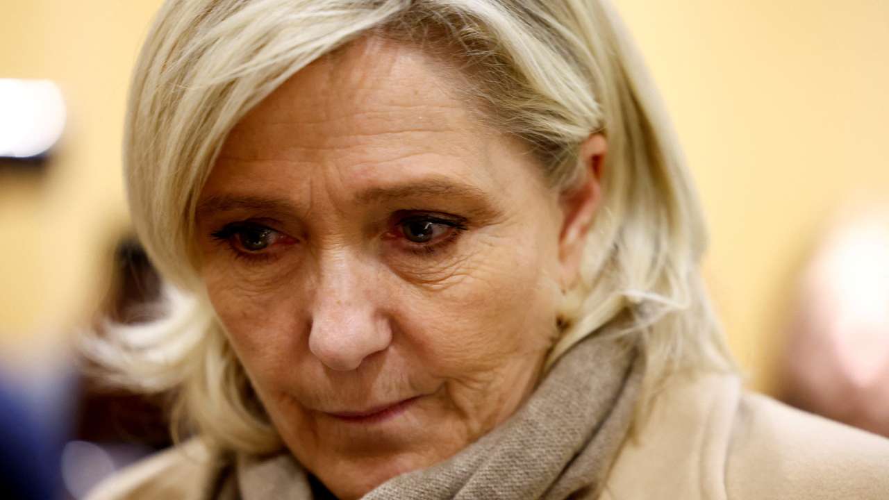 Last day of French far-right leader Marine Le Pen's trial over alleged misuse of EU funds