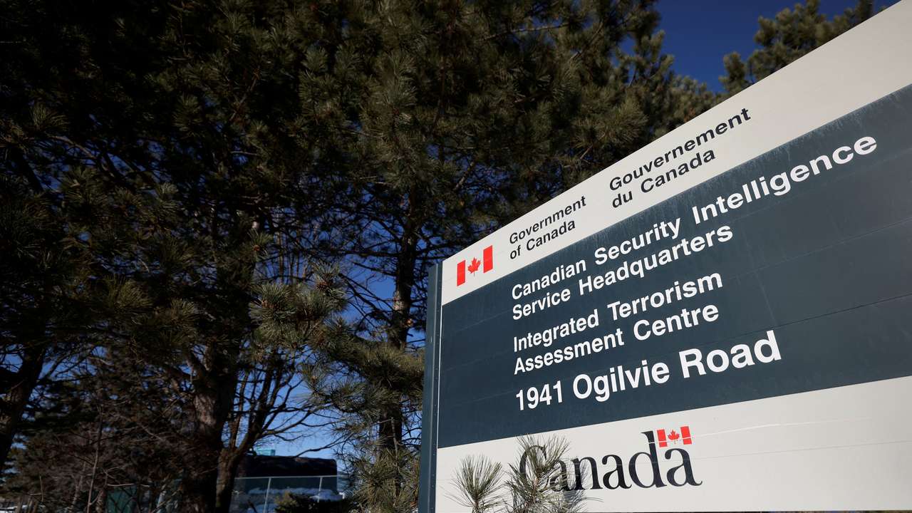 FILE PHOTO: Canadian Security Intelligence Service Headquarters and Integrated Terrorism Assessment Centre sign in Ottawa