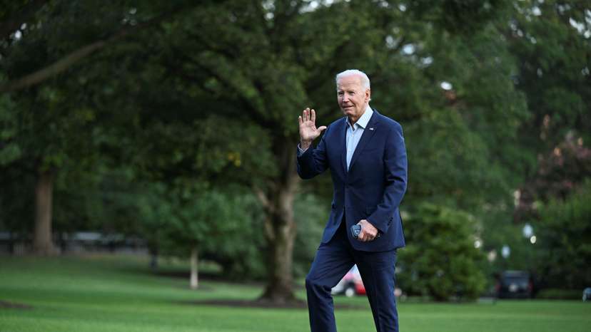 U.S. President Biden returns to White House in Washington