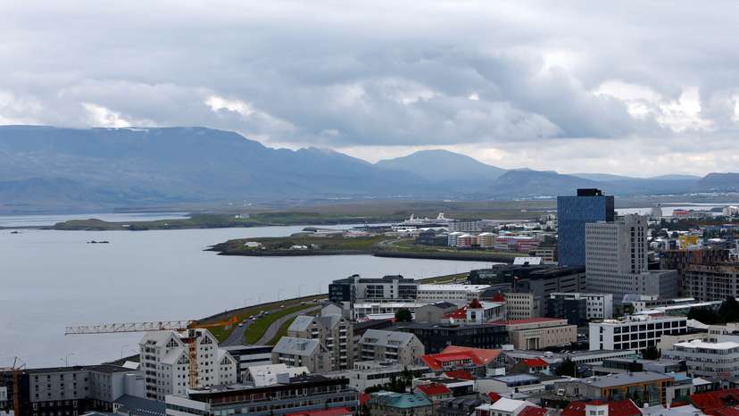 FILE PHOTO: General view shows city of Reykjavik, seen from Hallgrimskirkja church