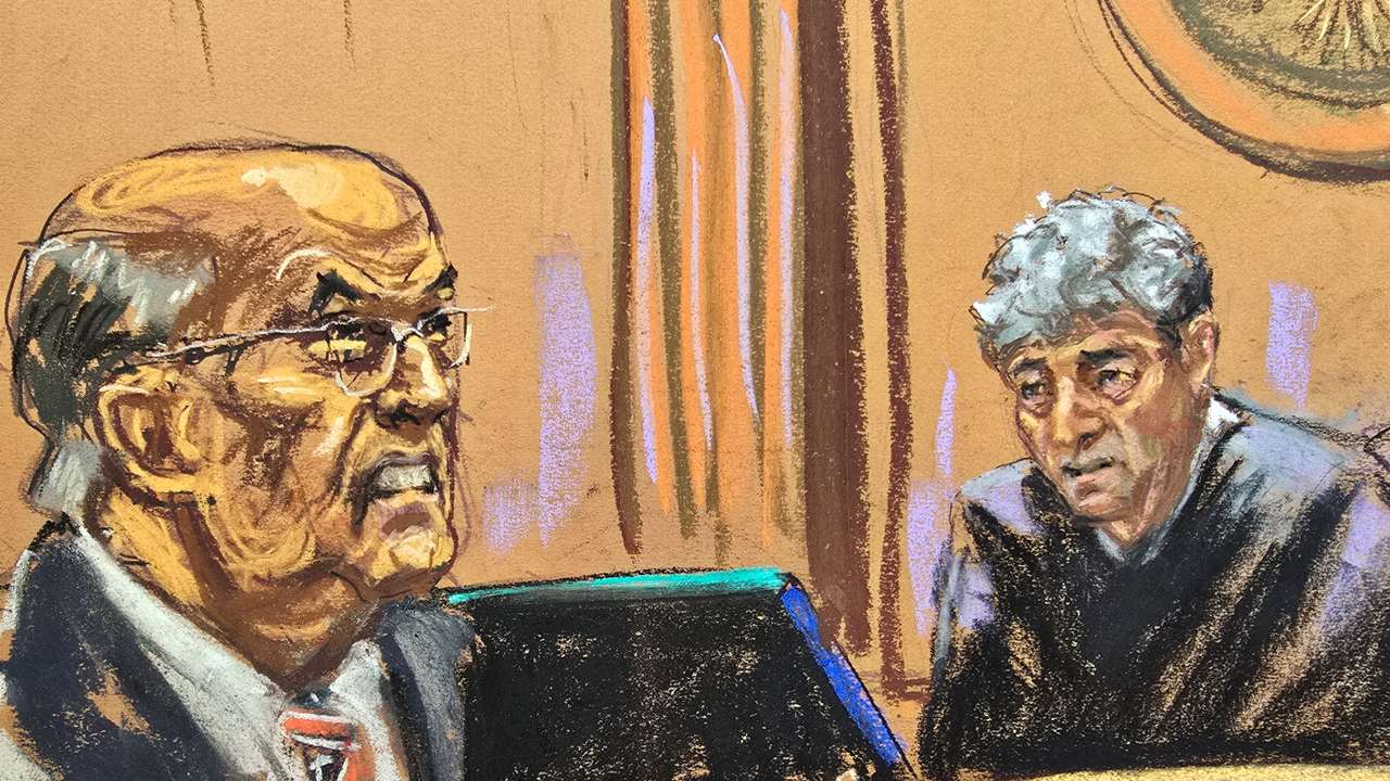 Former Donald Trump lawyer and former New York City Mayor Rudolph Giuliani appears in U.S. Federal court in Manhattan