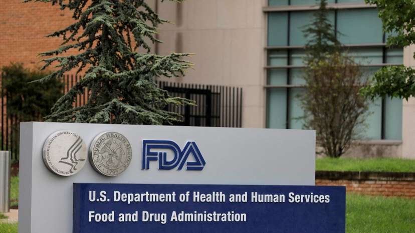 FILE PHOTO: Signage is seen outside of FDA headquarters in White Oak, Maryland