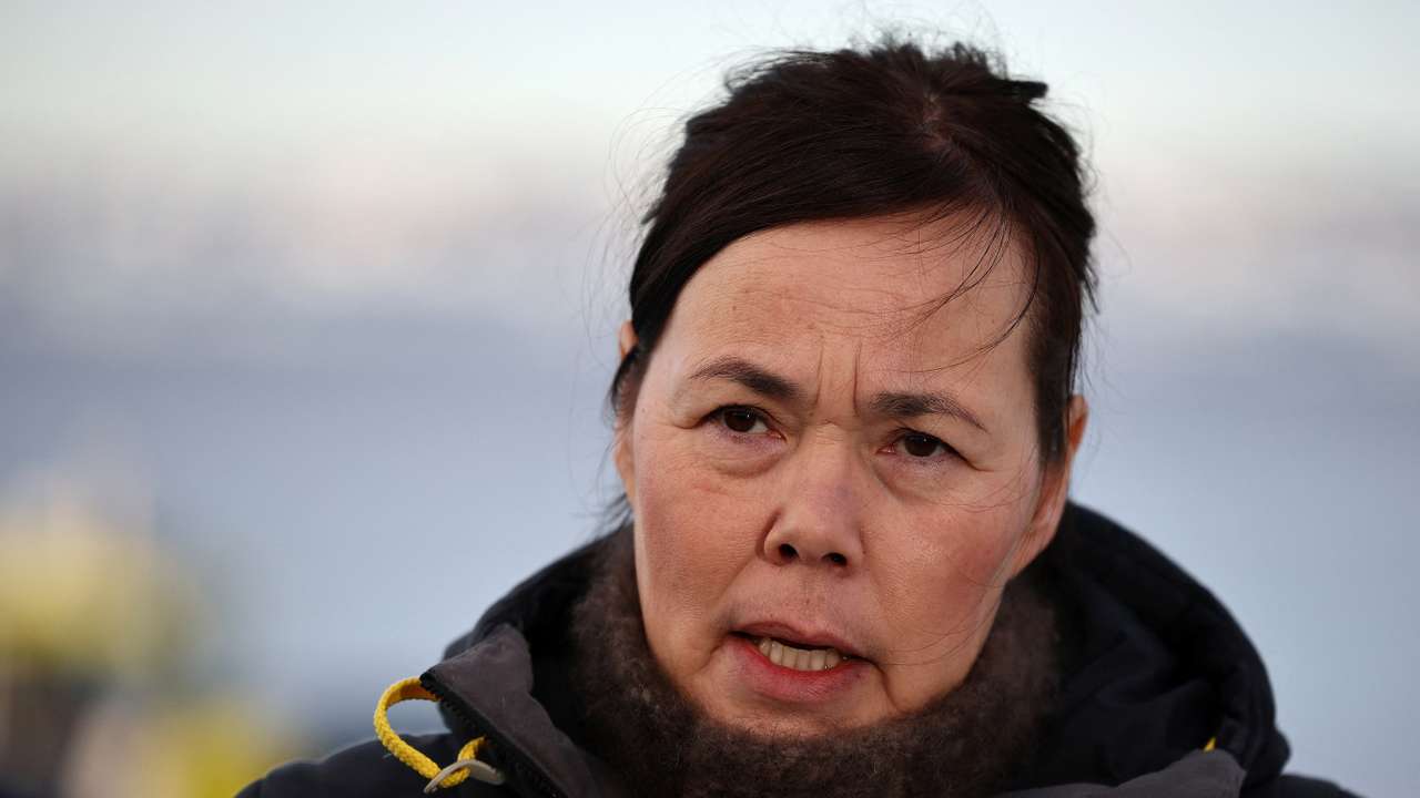FILE PHOTO: Denmark's Defence Minister Poulsen visits Nuuk