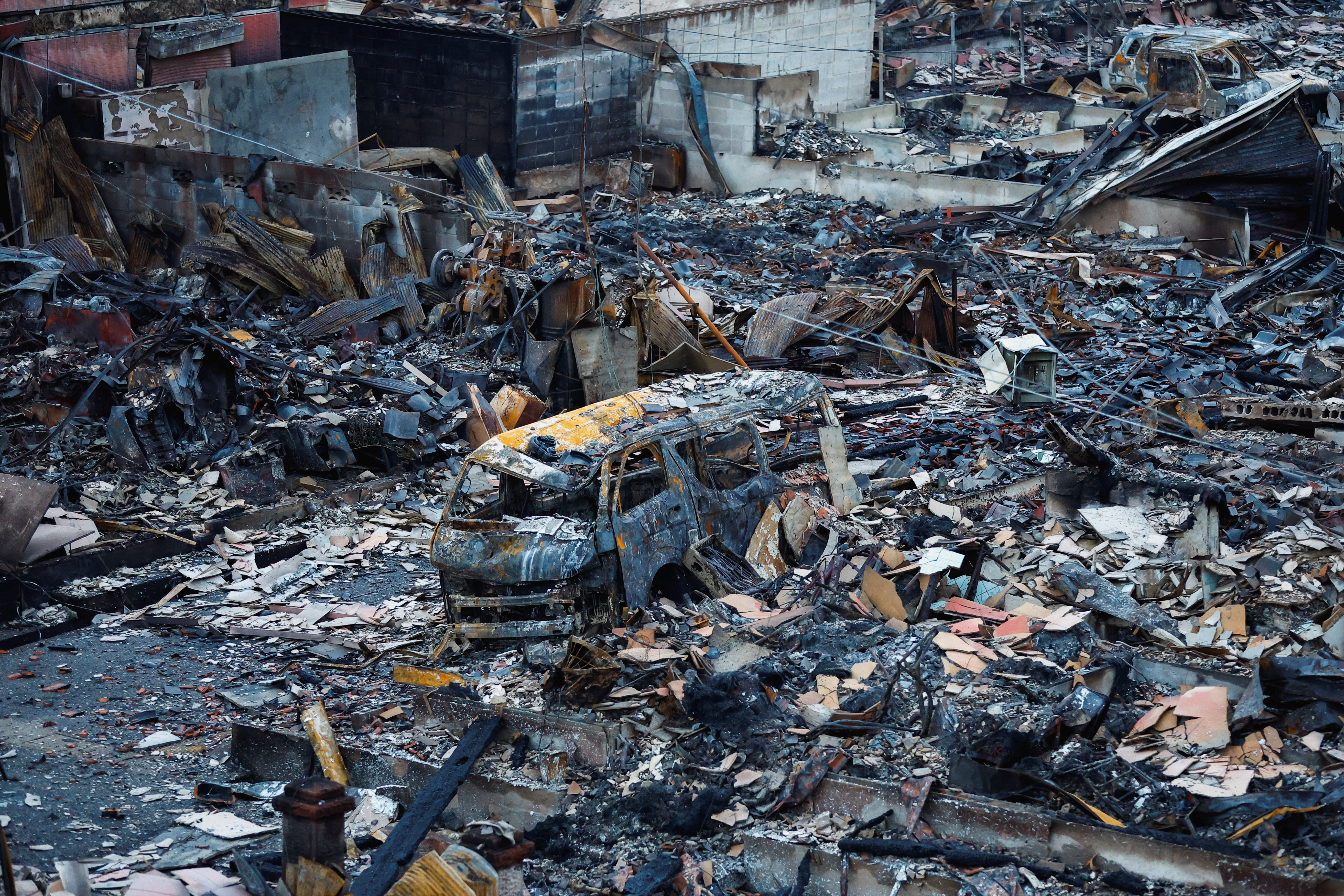 Aftermath of an earthquake, in Wajima