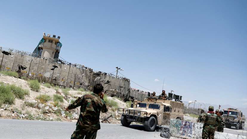 FILE PHOTO: U.S. vacates Bagram air base in Afghanistan - officials