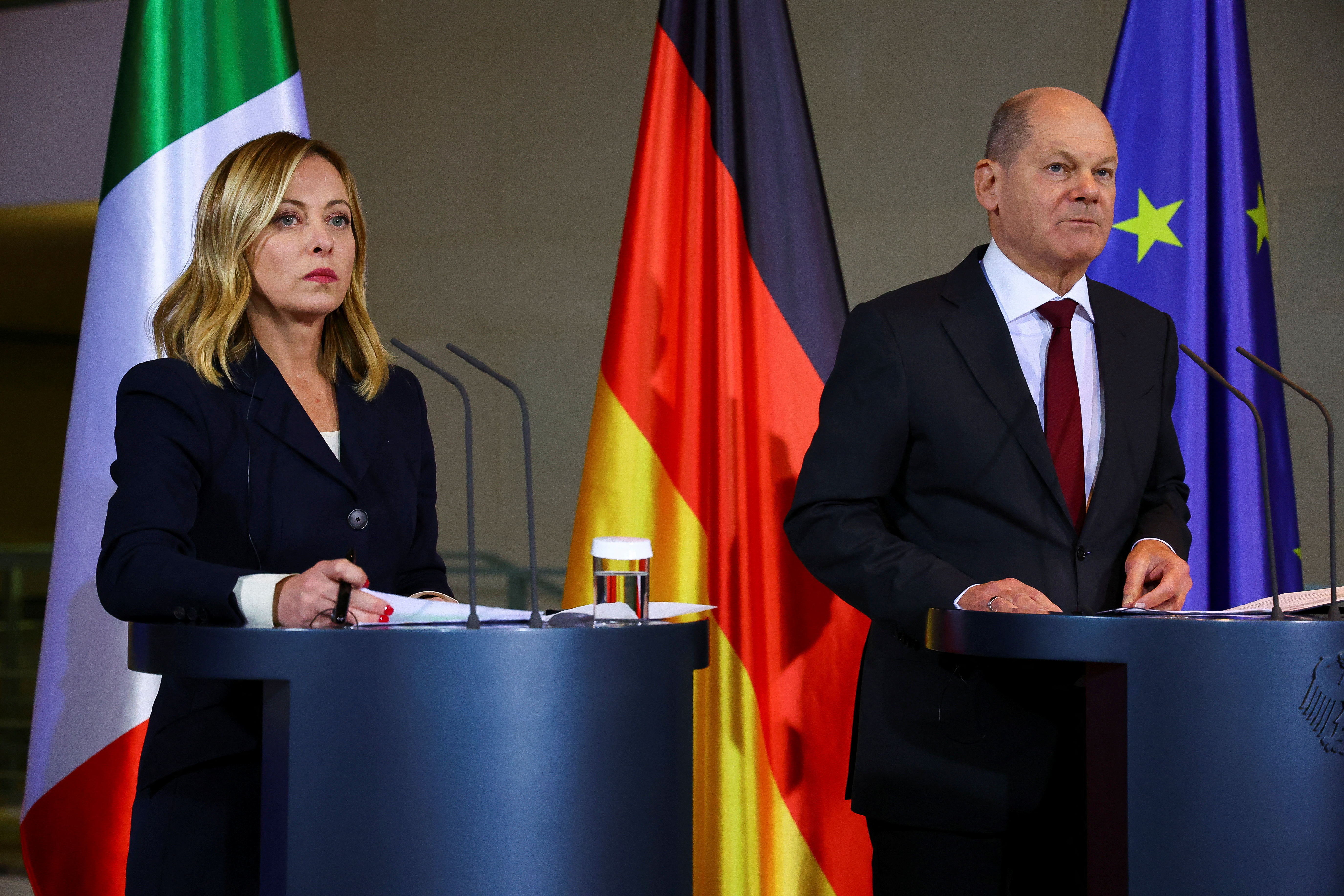Italian PM Meloni visits Germany
