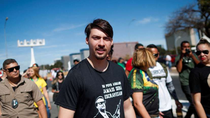 FILE PHOTO: Protest in support of gun rights and Brazilian President Jair Bolsonaro