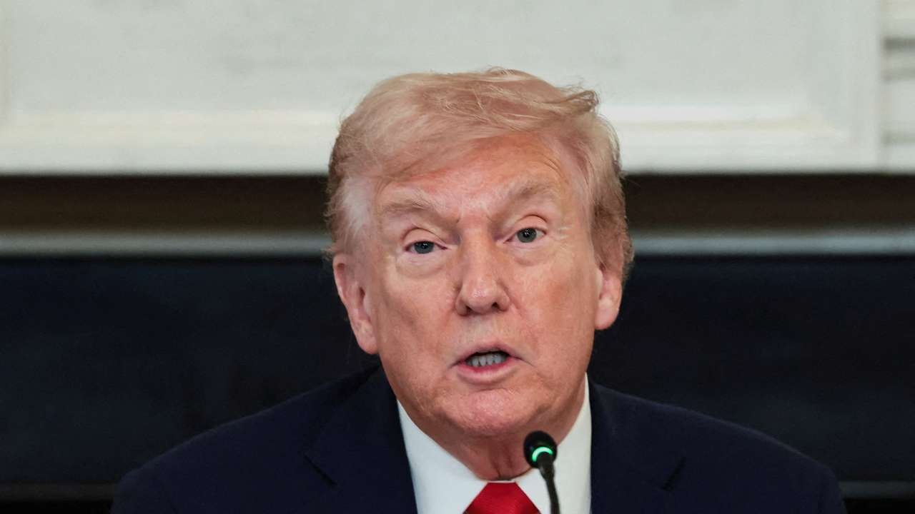 U.S. President Donald Trump participates in a roundtable on antifa at the White House in Washington, D.C.
