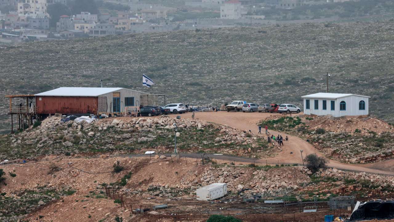 New settlement near the town of Shuqba, near Ramallah in the Israeli-occupied West Bank