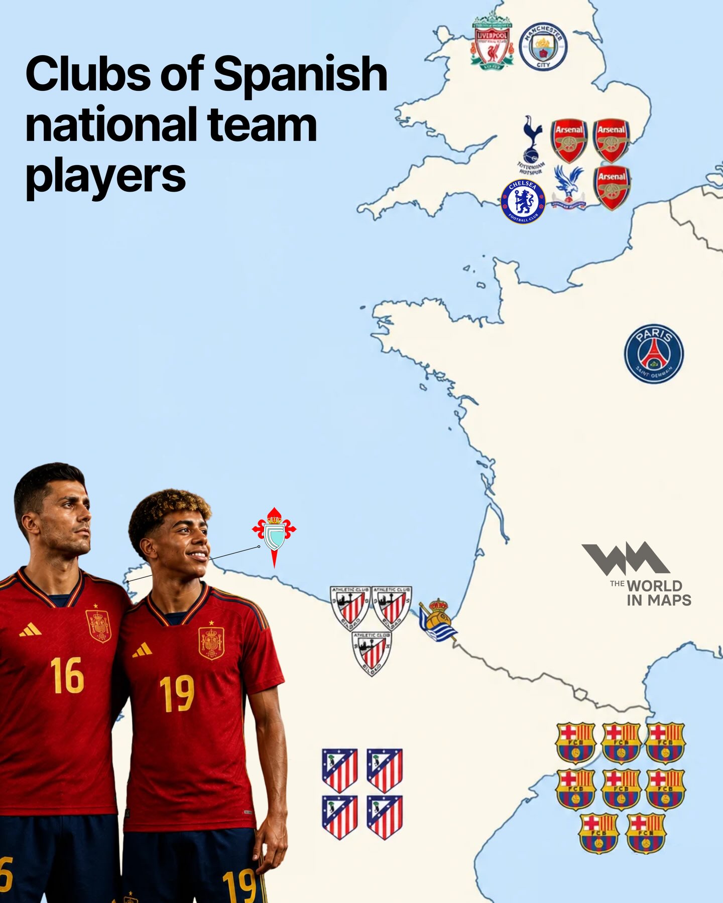 Barcelona dominates Spain's World Cup-winning squad