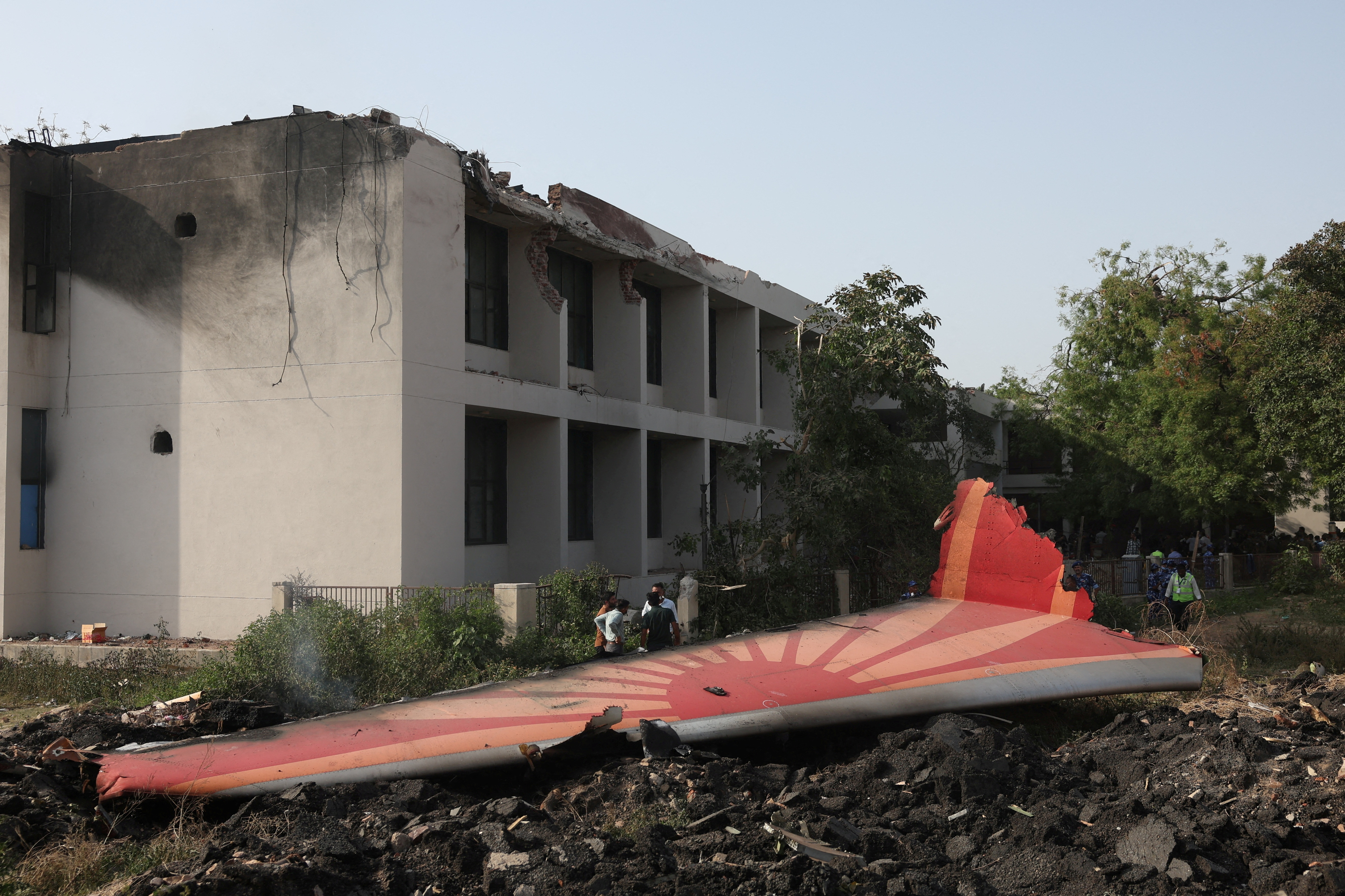 FILE PHOTO: Air India plane crash in Ahmedabad