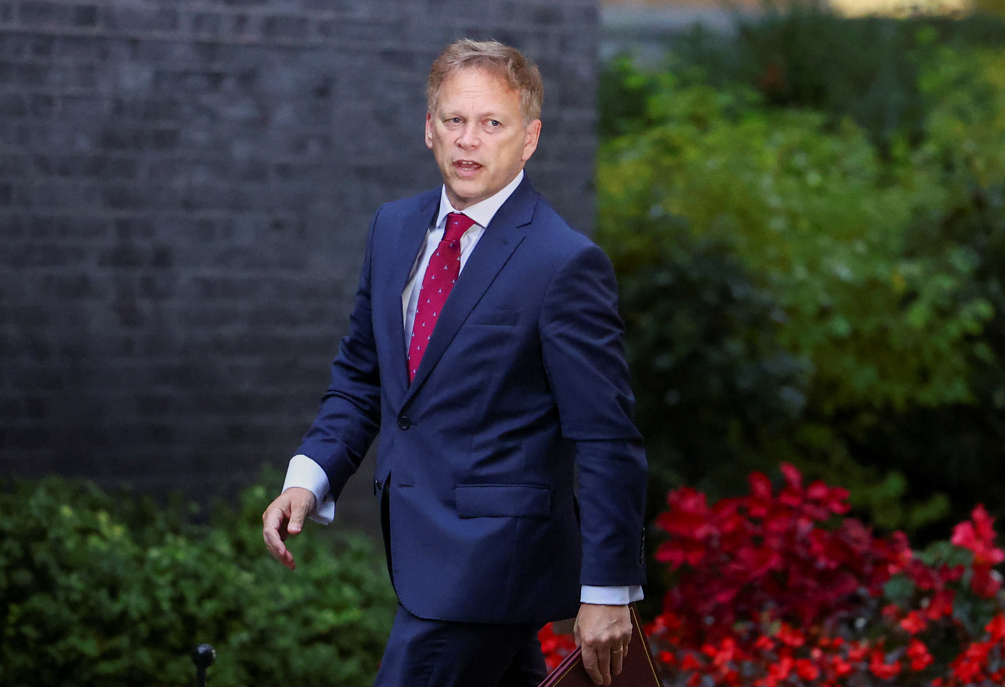 Weekly cabinet meeting at Downing Street in London