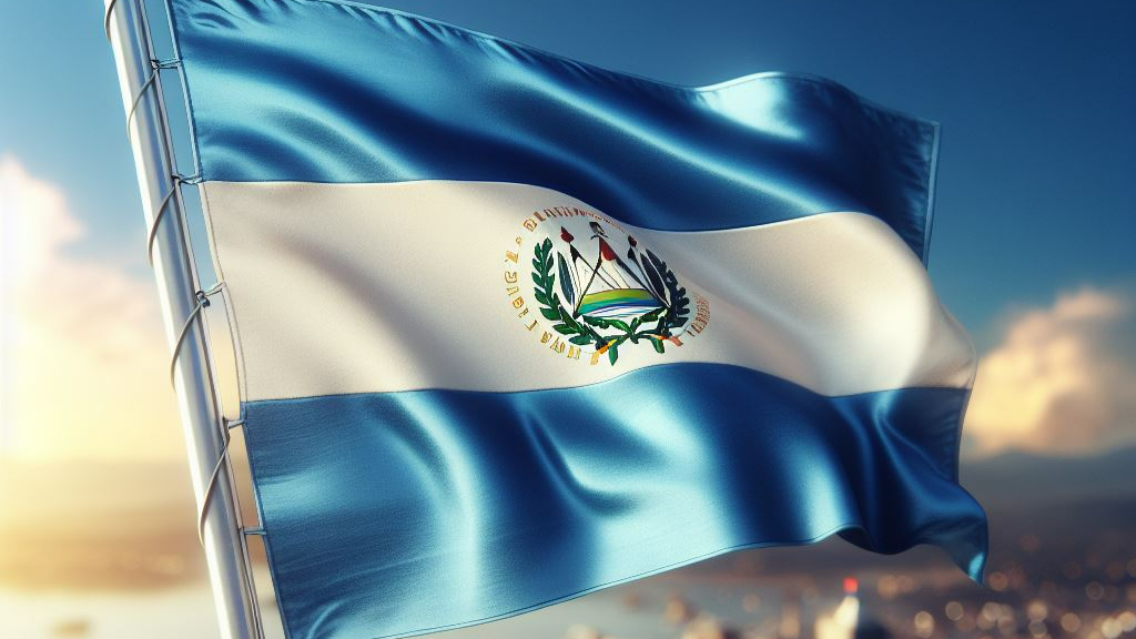 AI image of the flag of El Salvador