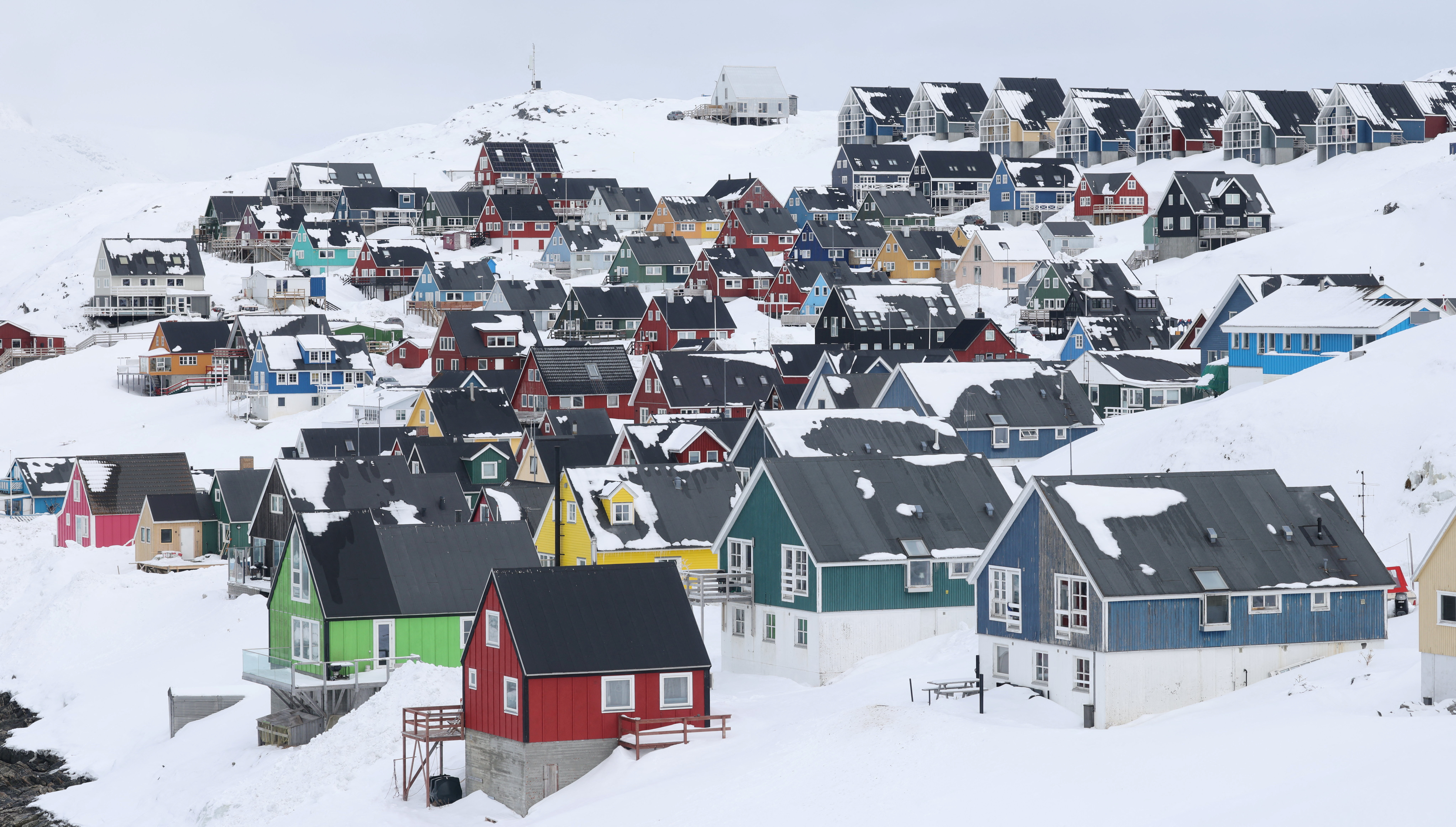 A view of Greenland's capital Nuuk