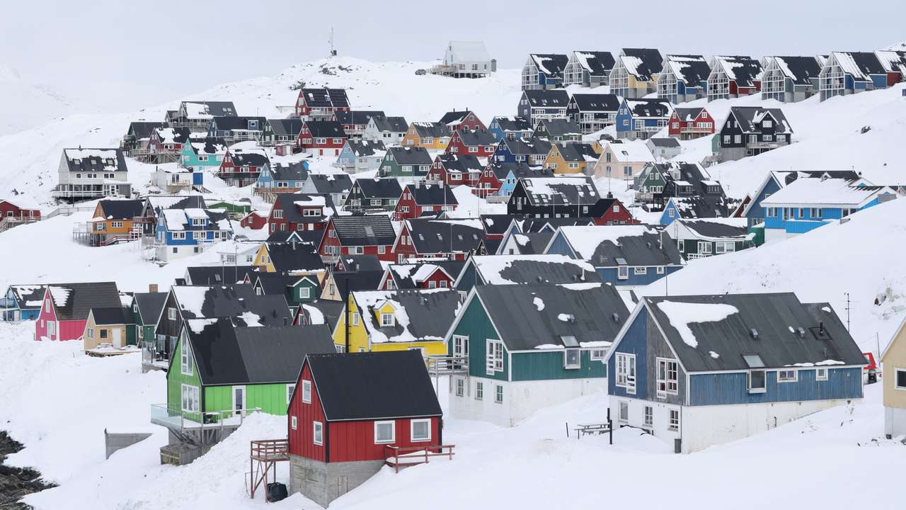 A view of Greenland's capital Nuuk