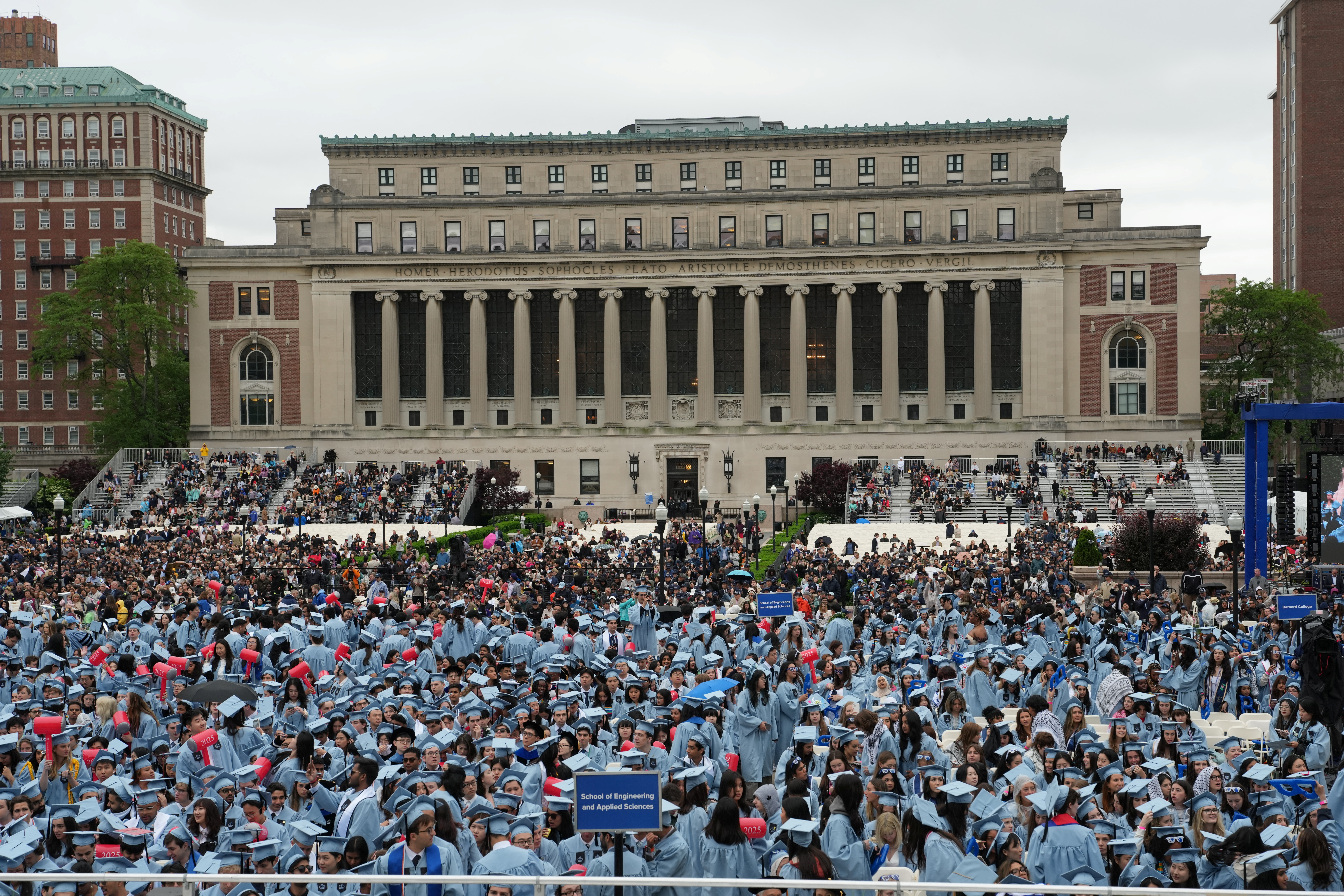 Commencement Ceremony at Columbia University in New York