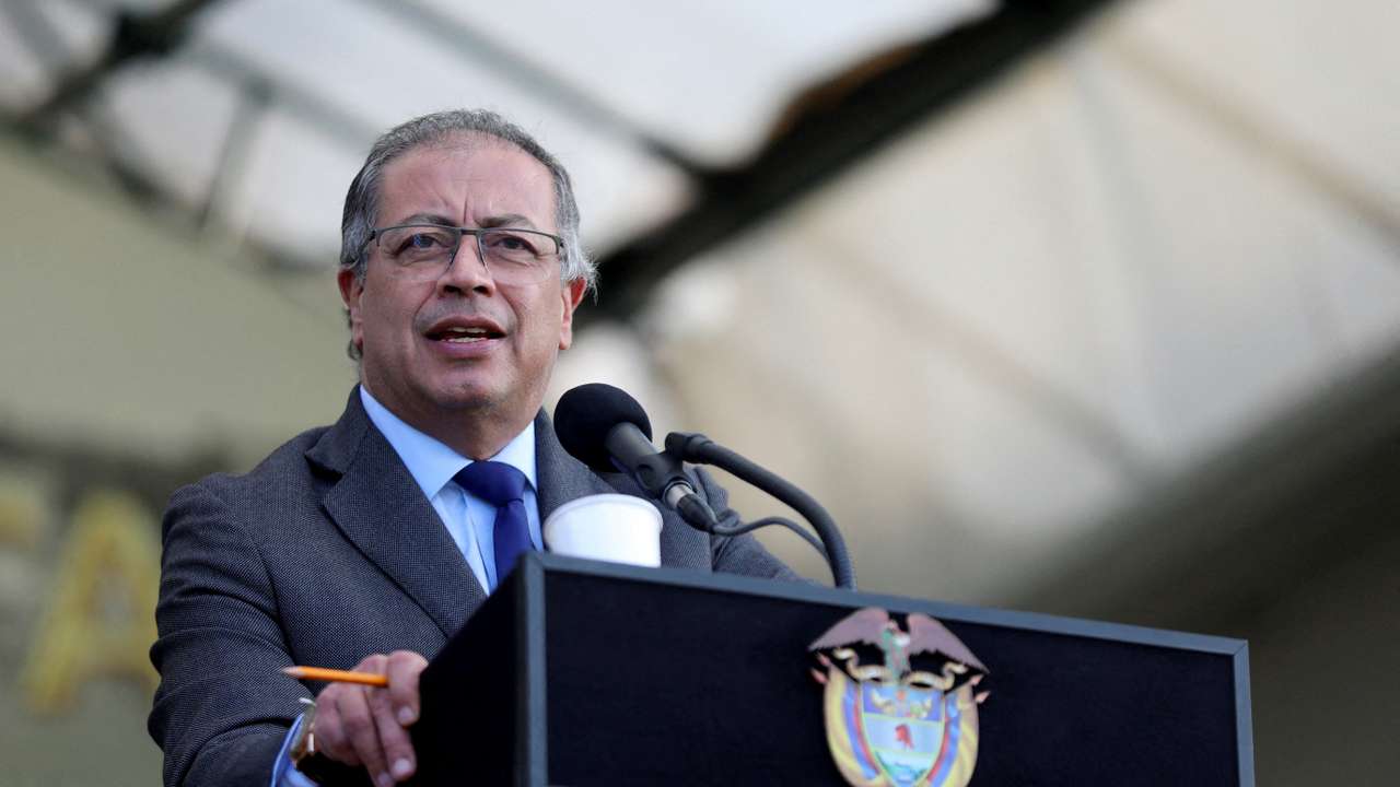 FILE PHOTO: Ceremony to appoint Major General Luis Emilio Cardozo as the new commander of the Colombian national army, in Bogota