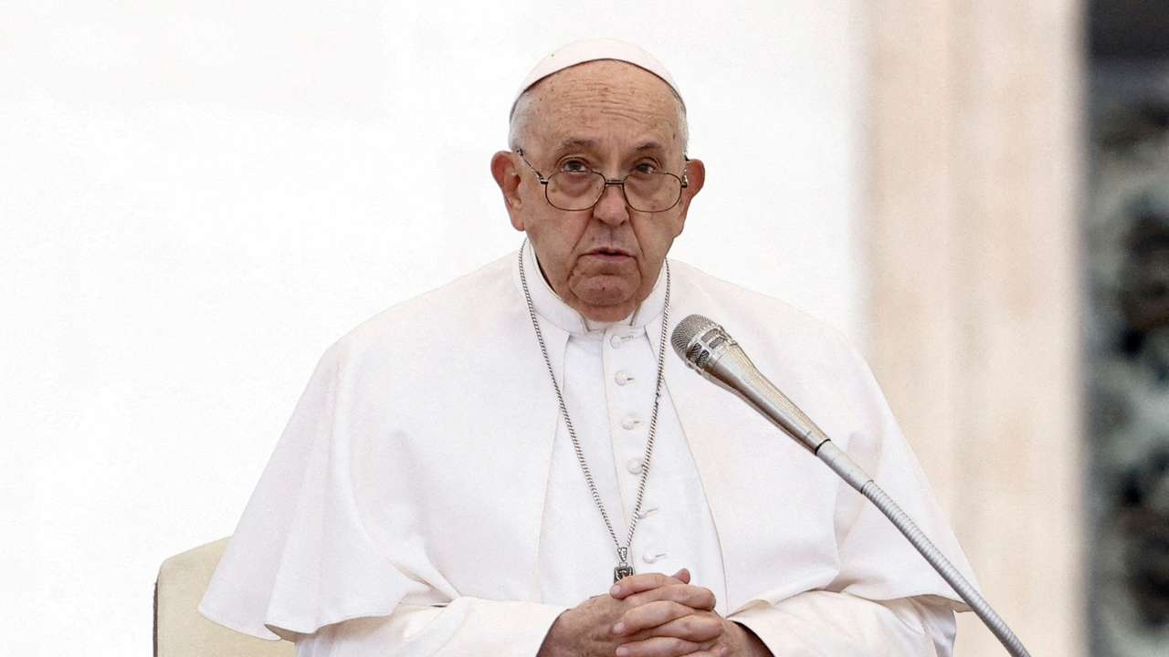 FILE PHOTO: Pope Francis holds weekly general audience