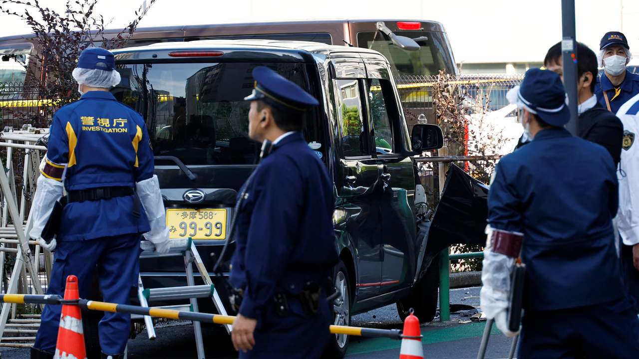 Car crashes into barricade near Israel embassy in Tokyo