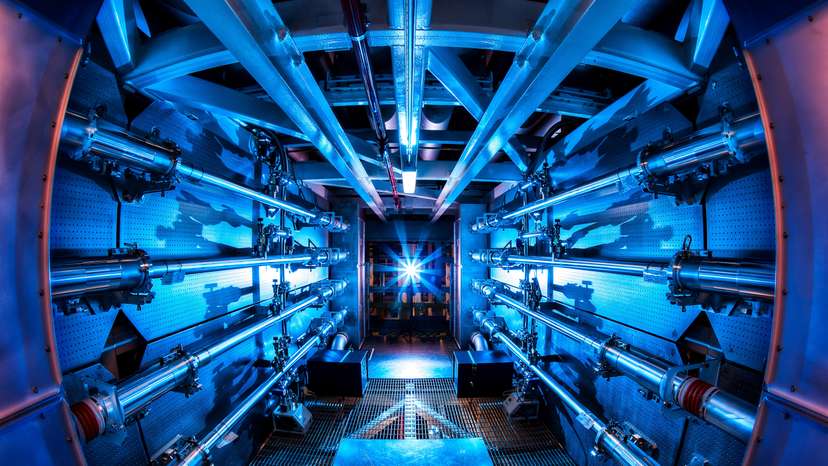 The National Ignition Facility’s preamplifier module increases the laser energy as it travels to the Target Chamber