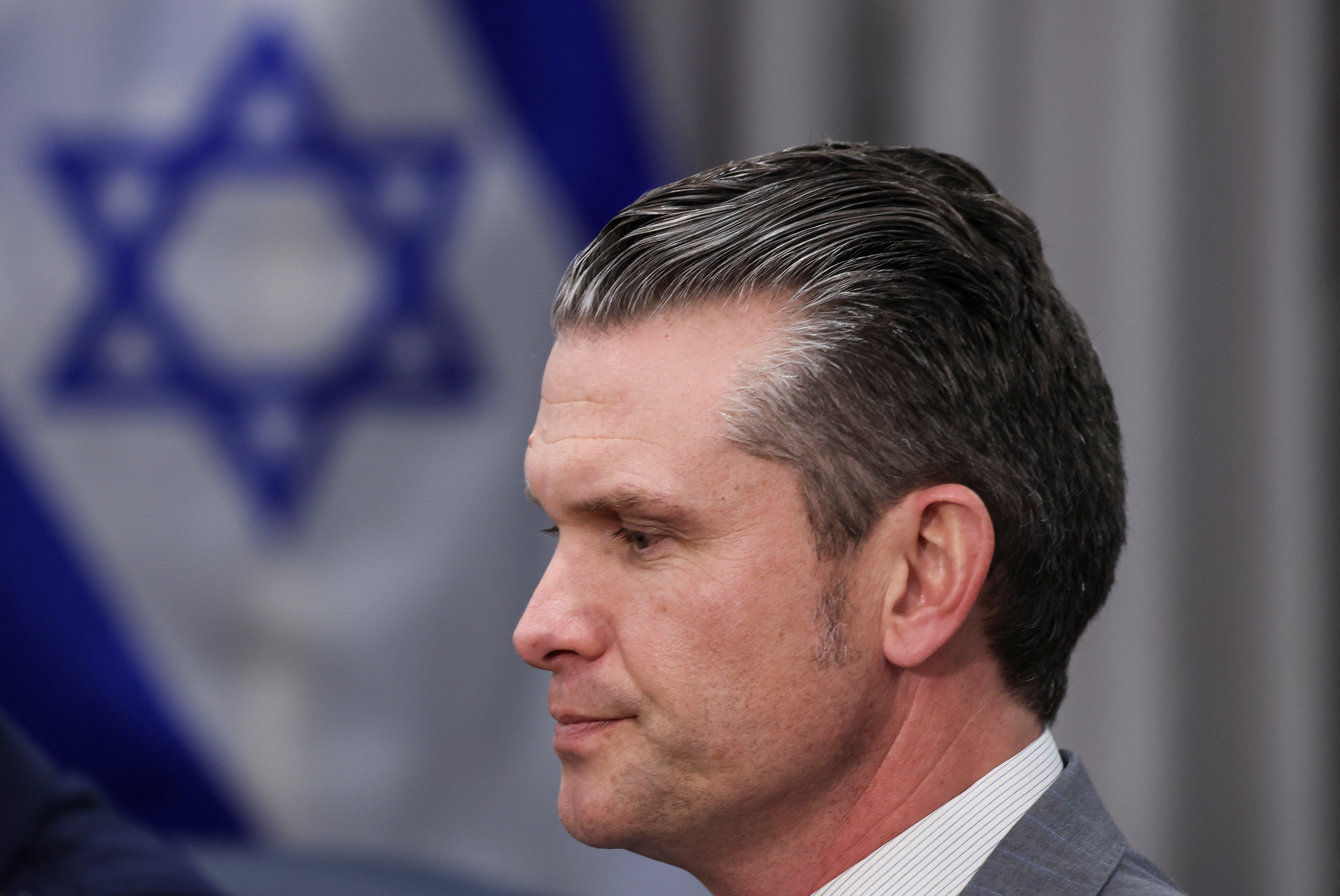 U.S. Secretary of Defense Hegseth meets with Israeli PM Netanyahu at the Pentagon, in Washington