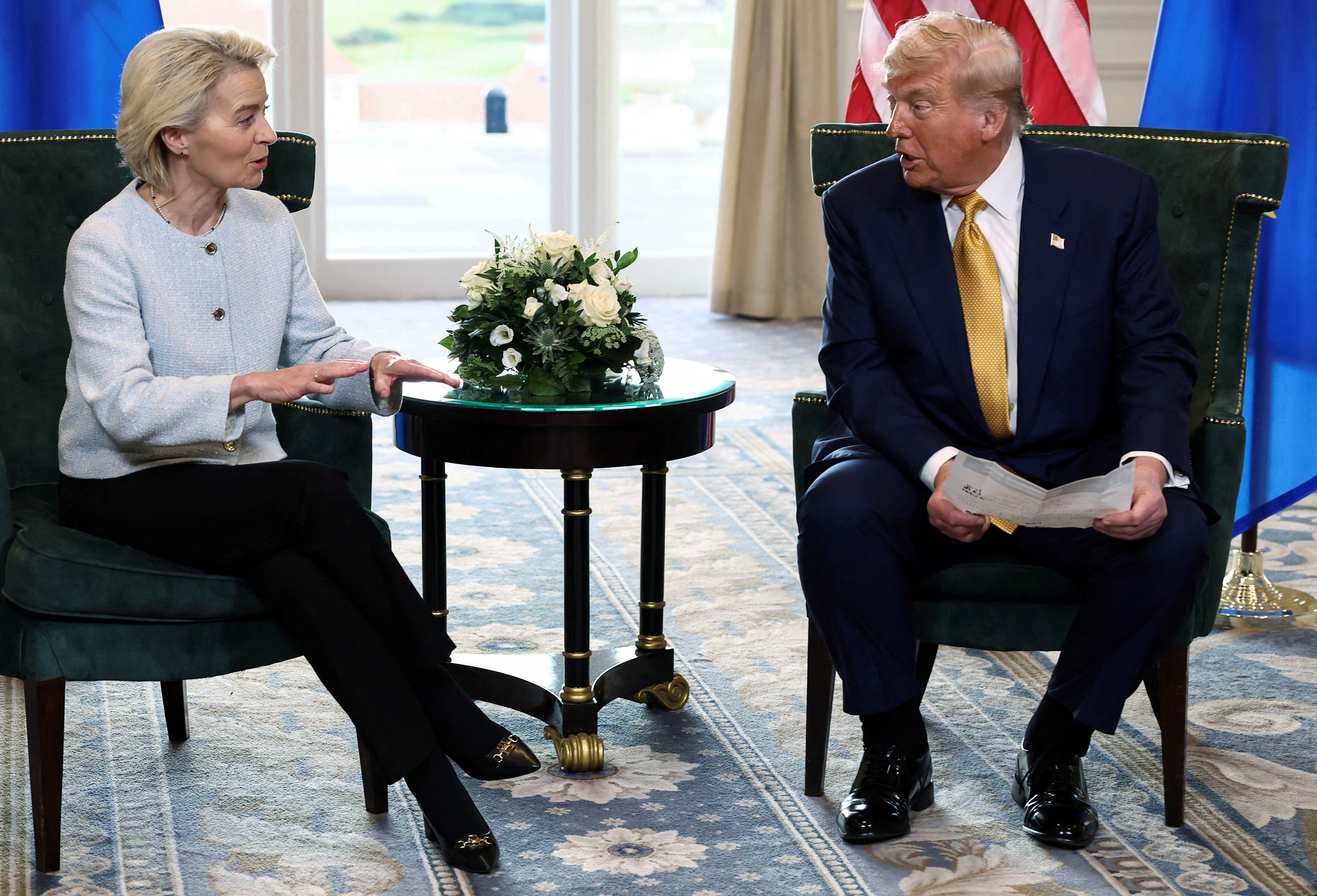 FILE PHOTO: U.S. President Trump visits Scotland