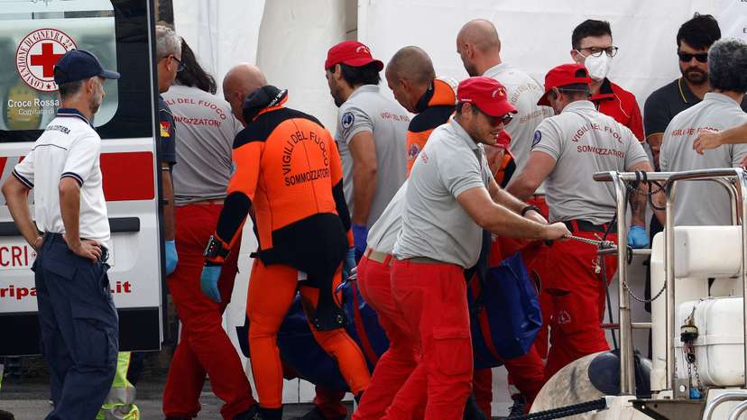 Rescue operations continue after a luxury yacht sank off Sicily