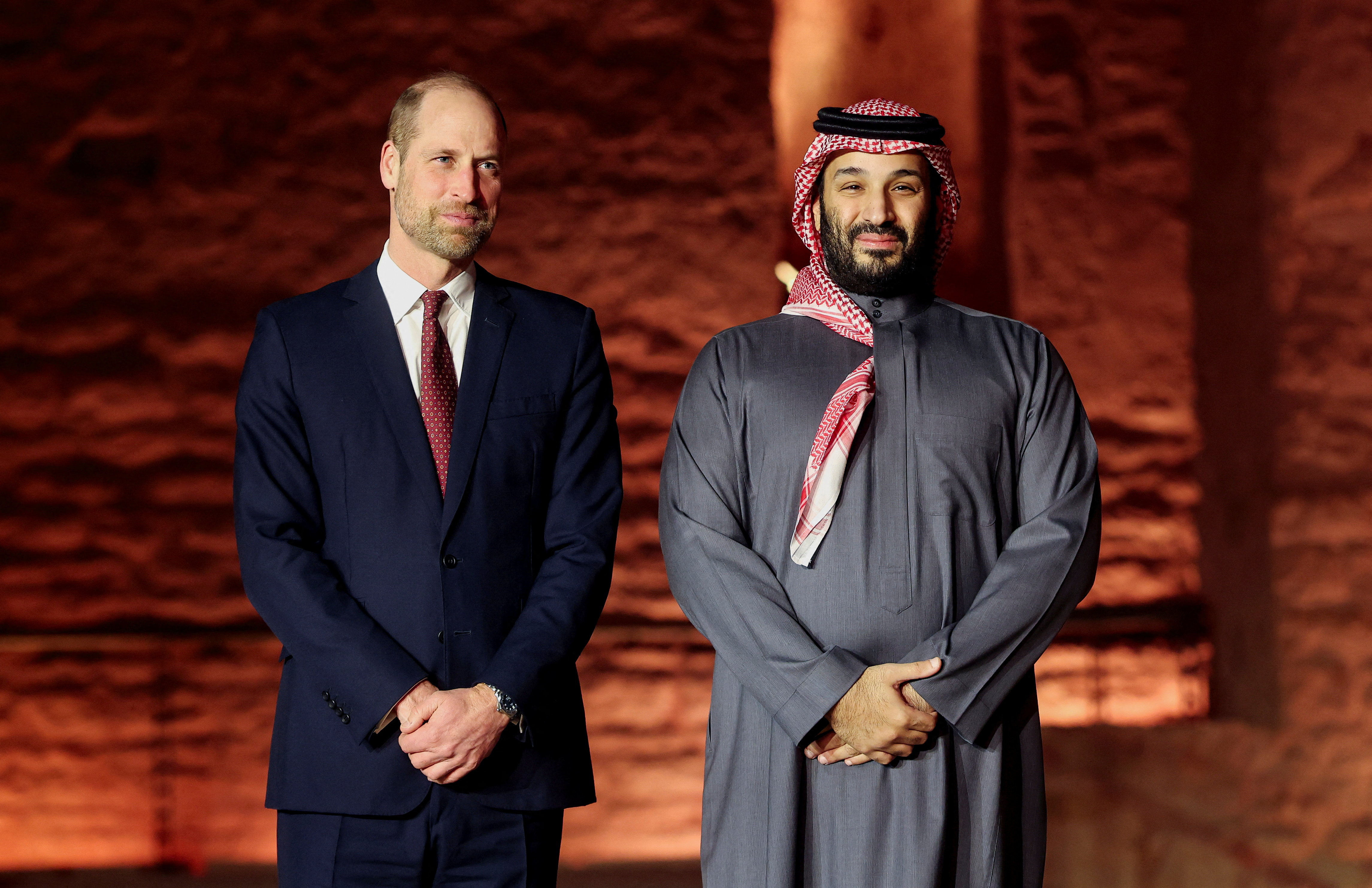 Britain's Prince William makes first official visit to Saudi Arabia