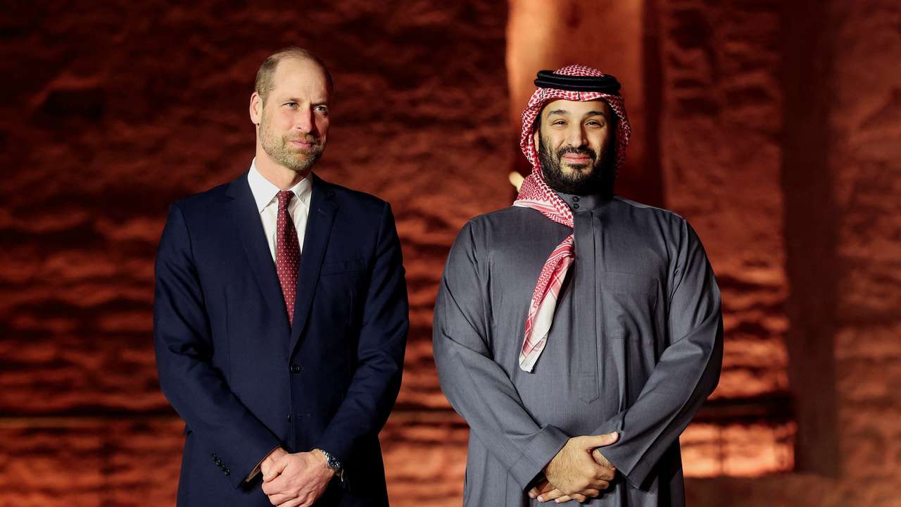 Britain's Prince William makes first official visit to Saudi Arabia