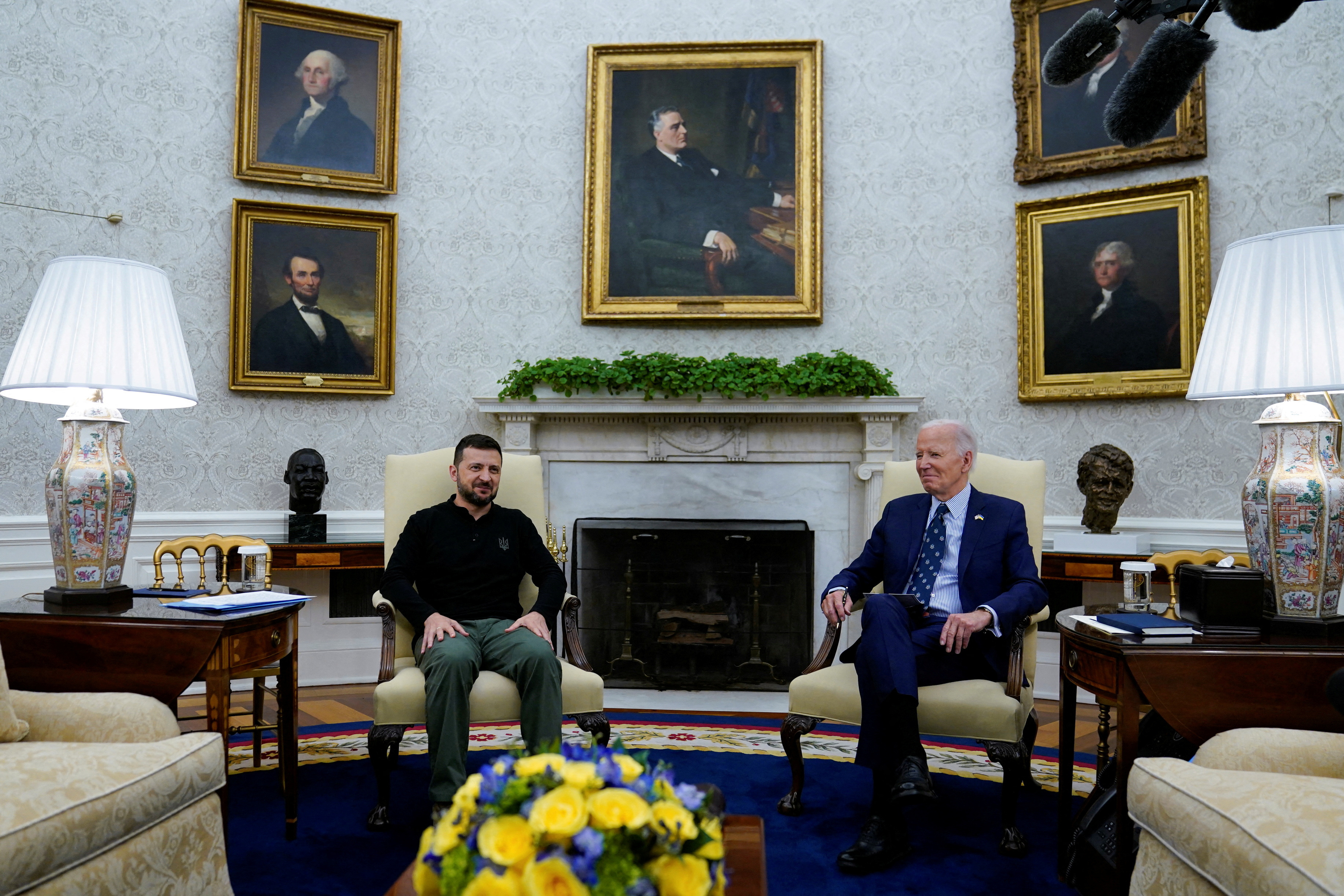 FILE PHOTO: U.S. President Biden meets with Ukraine's President Zelenskiy in Washington