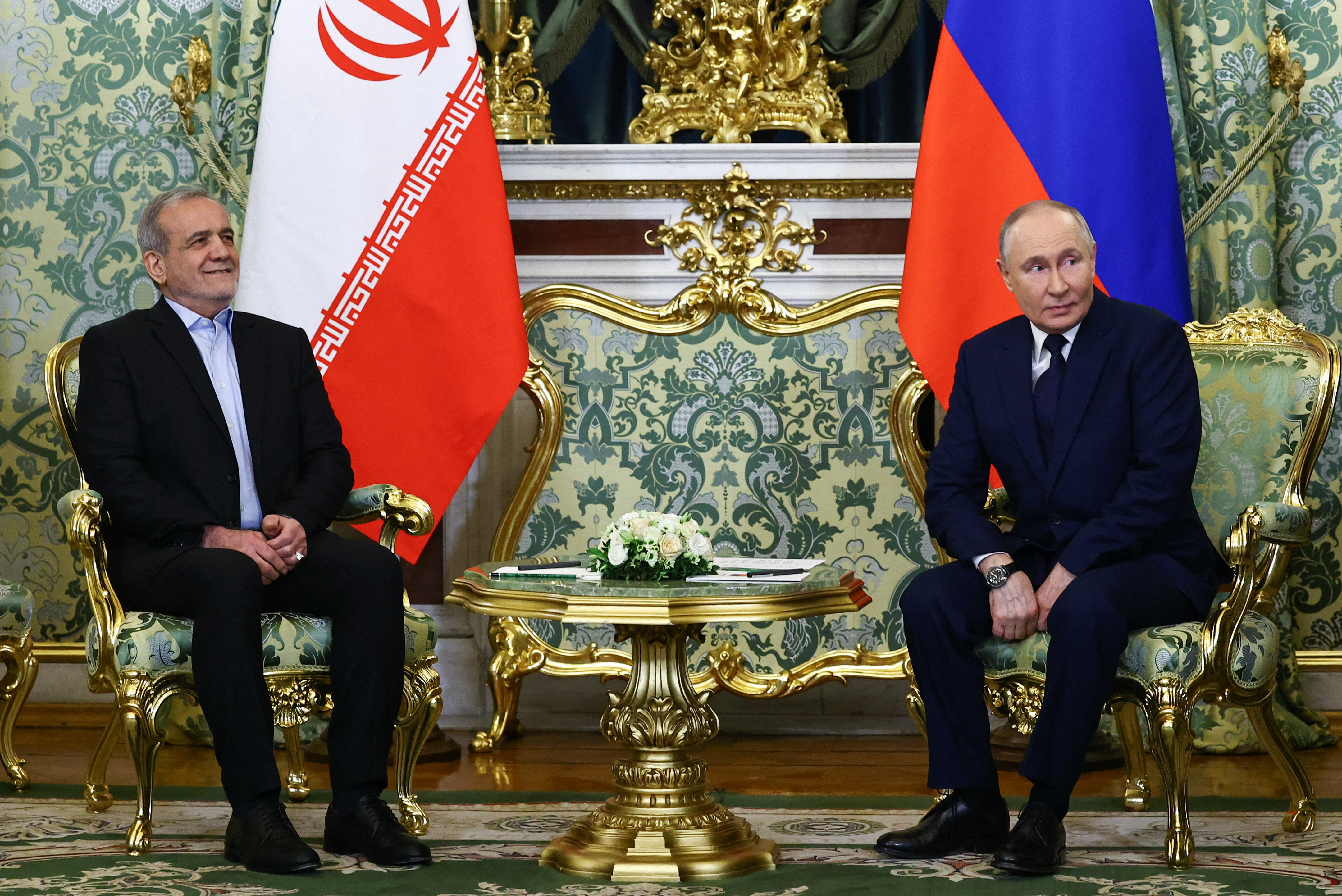 Iranian President Masoud Pezeshkian visits Russia