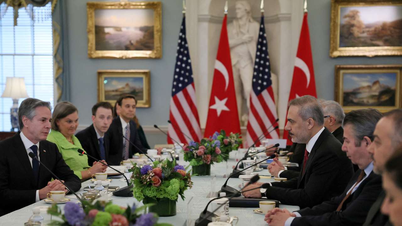 U.S. Secretary of State Blinken meets with Turkish Foreign Minister Hakan Fidan in Washington