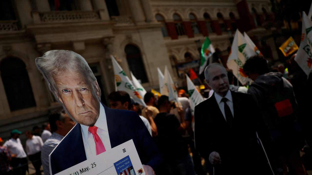 Farmers protest to demand government to limit Ukraine's grain imports, in Madrid