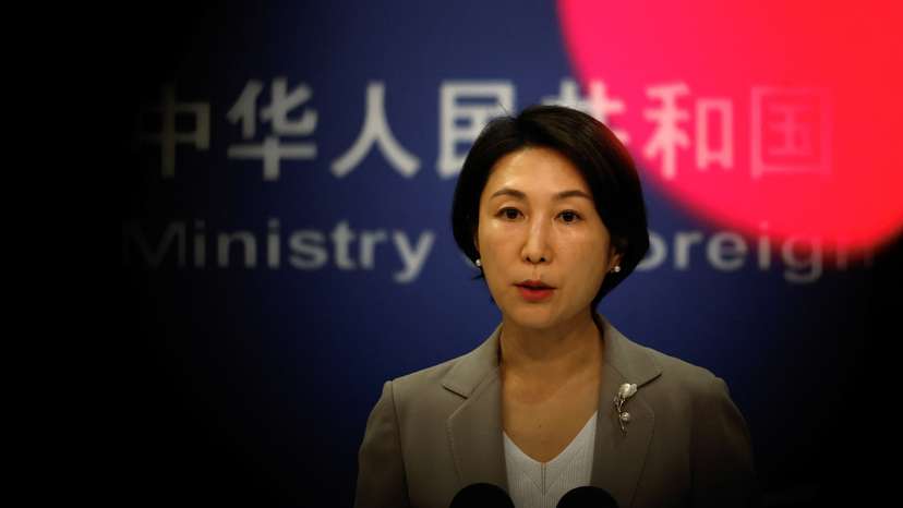 China's foreign ministry spokesperson Mao Ning attends a press conference in Beijing