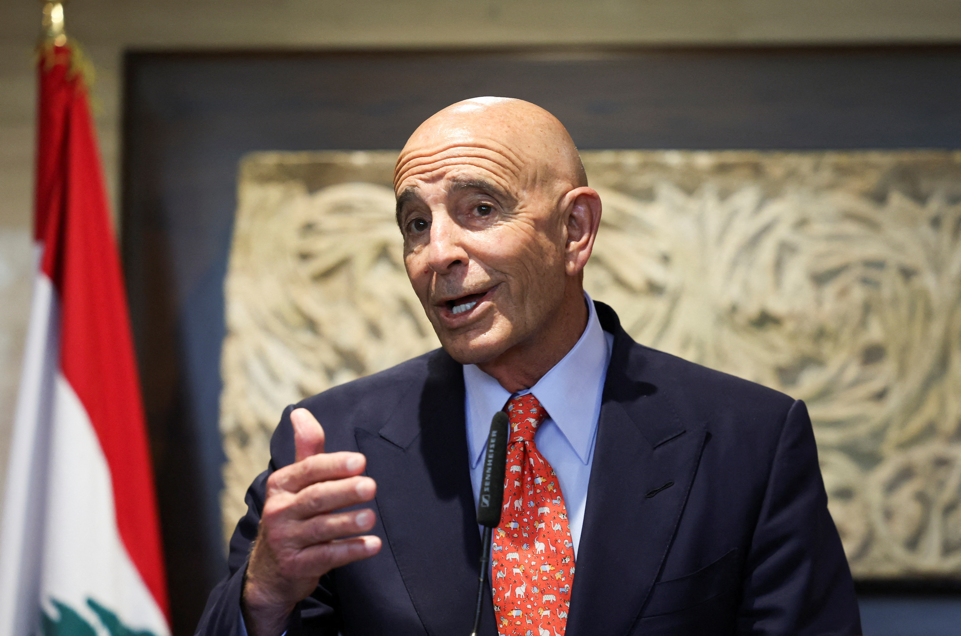 U.S. Ambassador to Turkey and U.S. special envoy for Syria Thomas Barrack visits Beirut