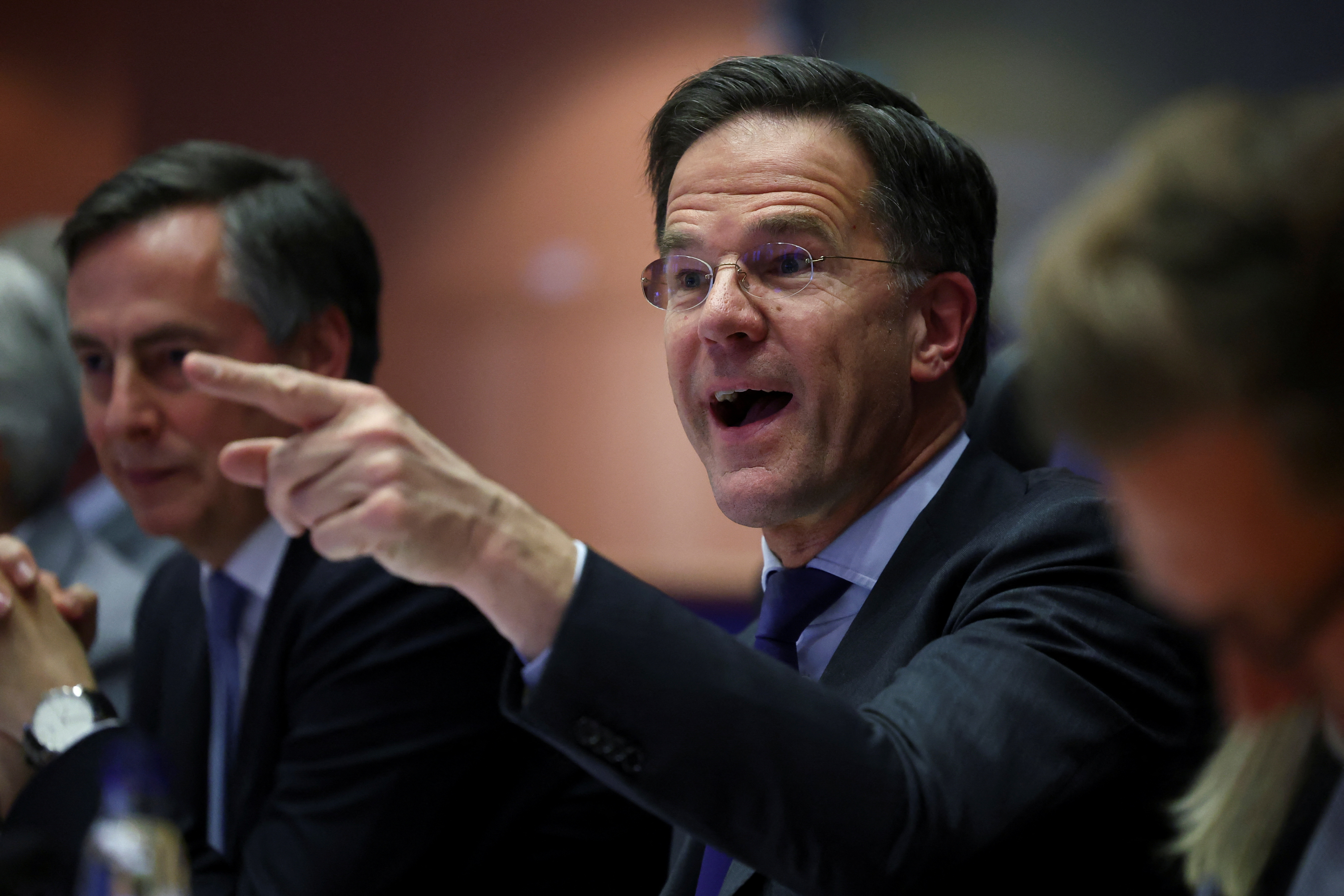 NATO Secretary General Rutte addresses the European Parliament's Committee on Foreign Affairs in Brussels